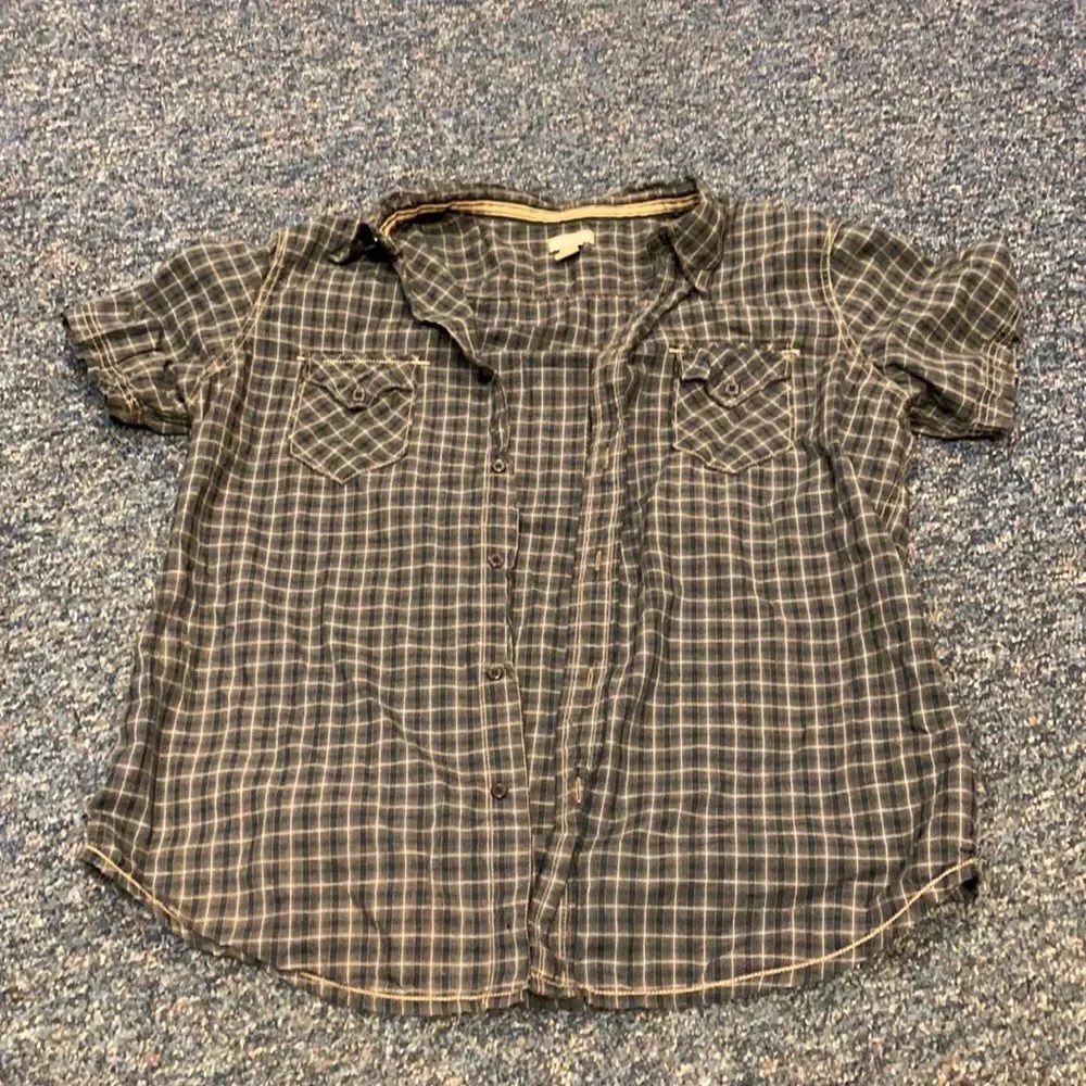 The Arizona Company Plaid button down shirt sz. XL